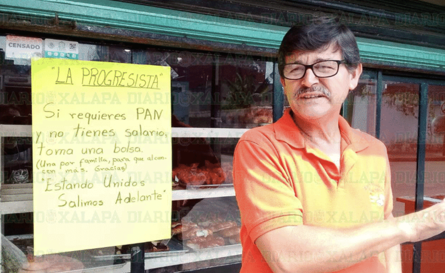 Negocio regala pan a quien más lo necesite