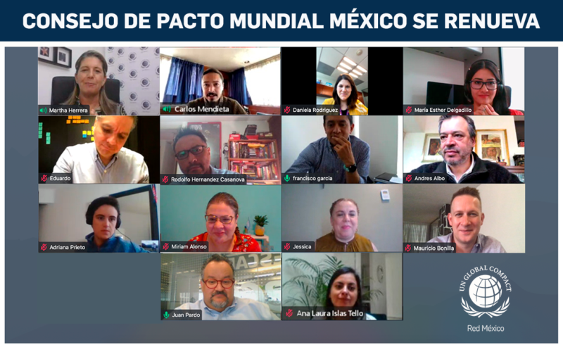 Se renueva el Consejo Directivo  de Pacto Mundial México 2020