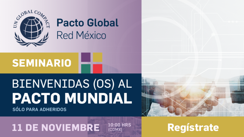 Bienvenida al Pacto Mundial