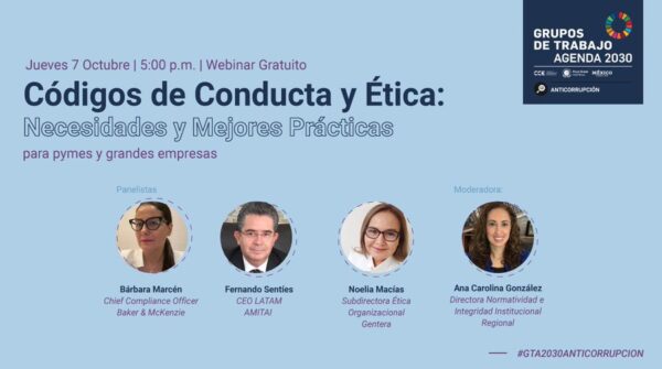 Códigos de Conducta y Ética: Necesidades y Mejores Prácticas