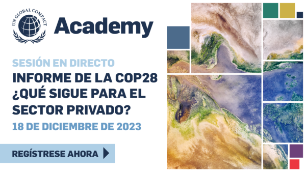 Informe de la COP28: ¿Qué sigue para el sector privado?